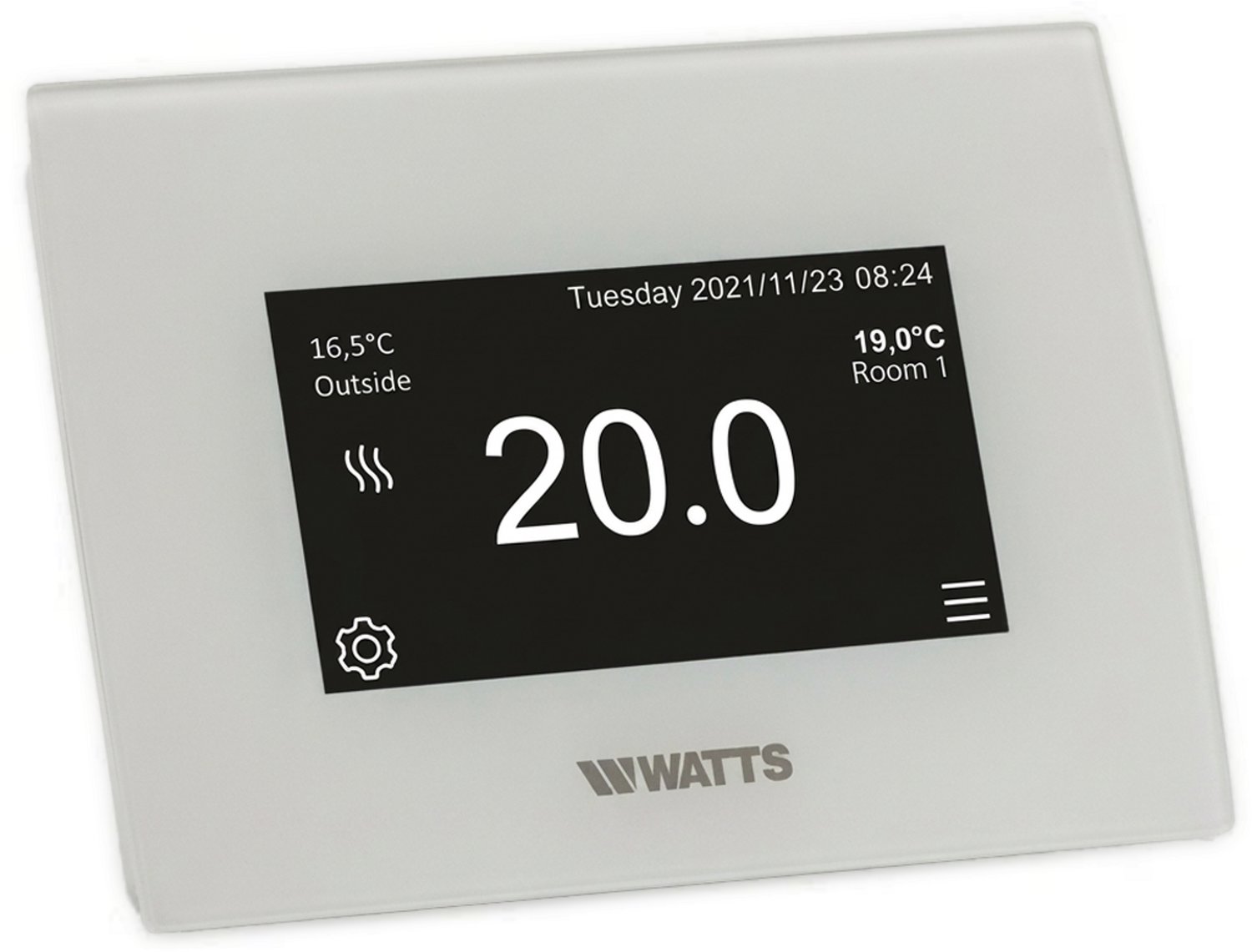 Watts BT-CT03-RF Touch Screen Thermostaat met WiFi - Slimme Verwarmingsregeling - Draadloze Thermostaat - Digitaal Touchscreen - Wit