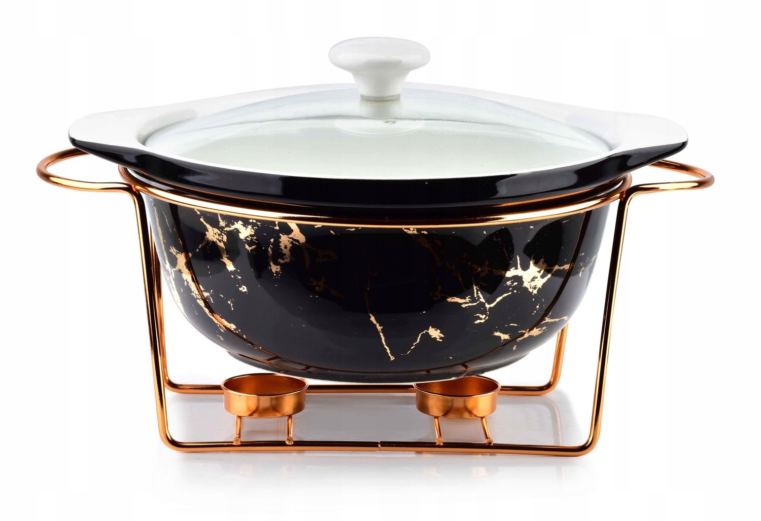 Mondex Elegant Kitchen Ovenschaal Rond 2.4L met Deksel