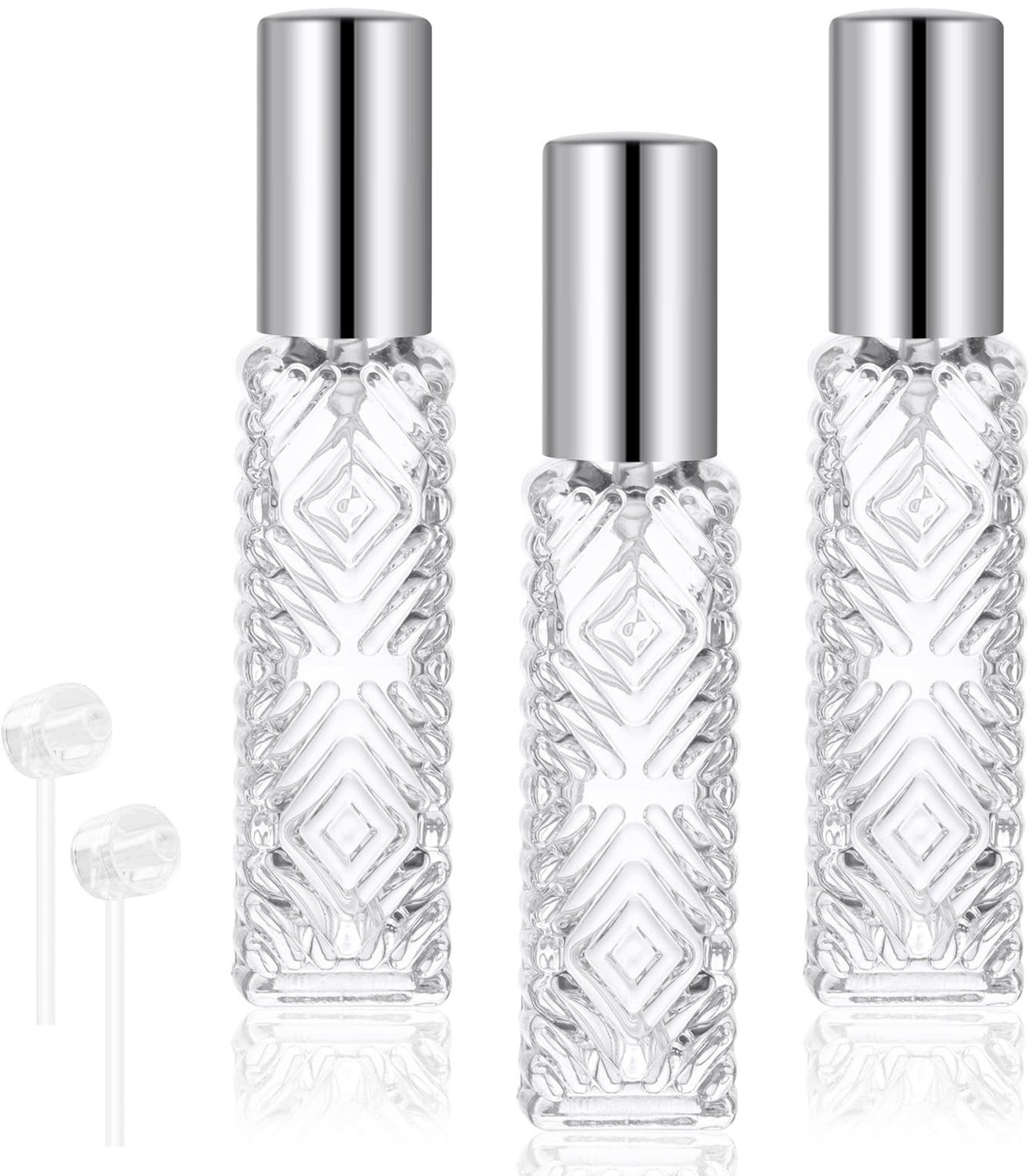 3x Glazen Parfum Atomizer 12ml - Ideaal voor Reizen