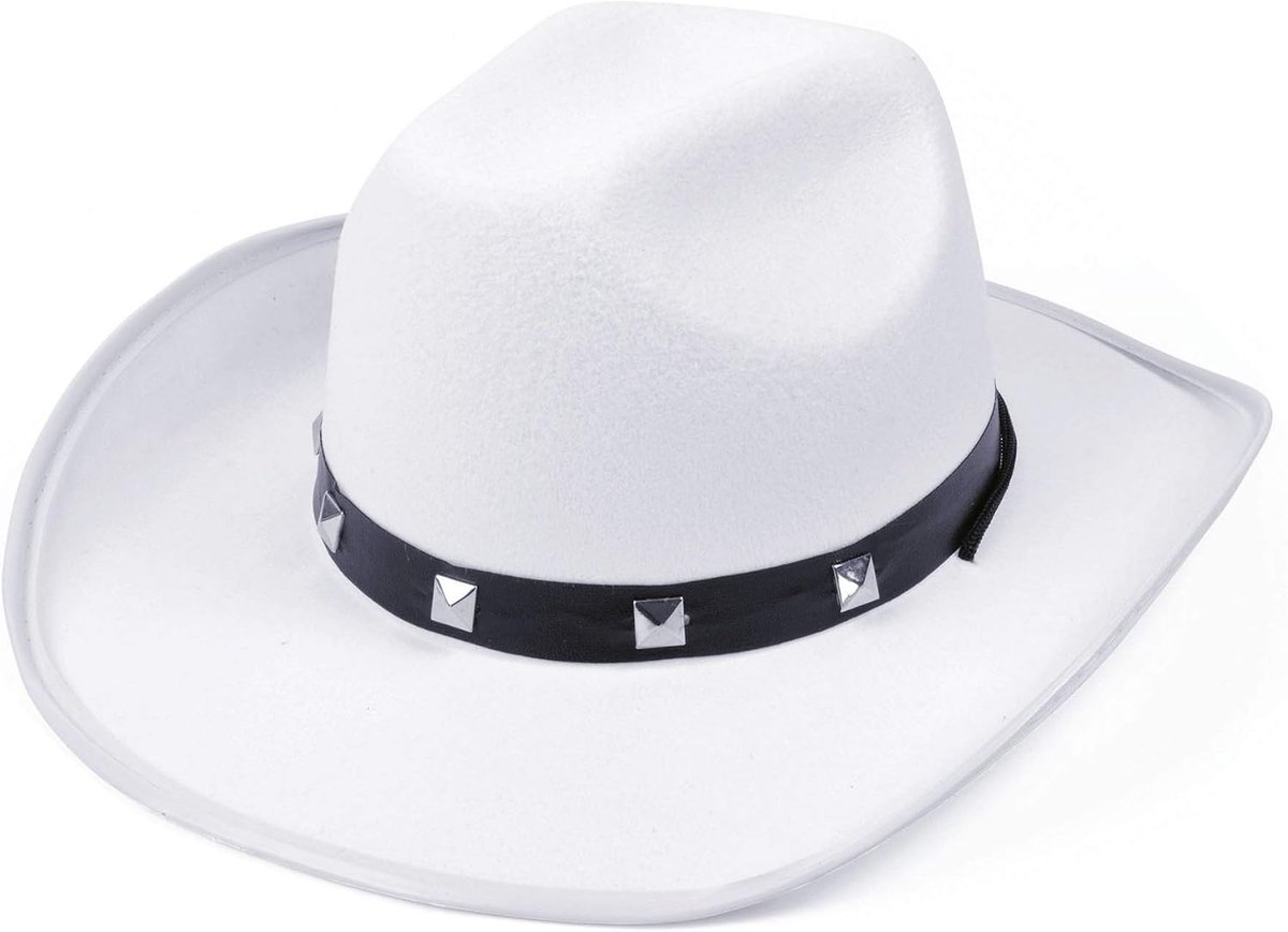 vilten cowboyhoed met noppen, 1 stuk - elegant ontwerp, perfecte accessoire voor feesten, muziekfestivals, rodeo's, evenementen en meer