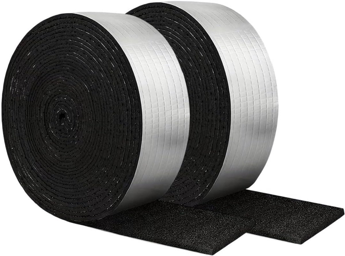 Buisisolatie schuim, 2 rollen isolatiekanaal, 10 m x 5 cm