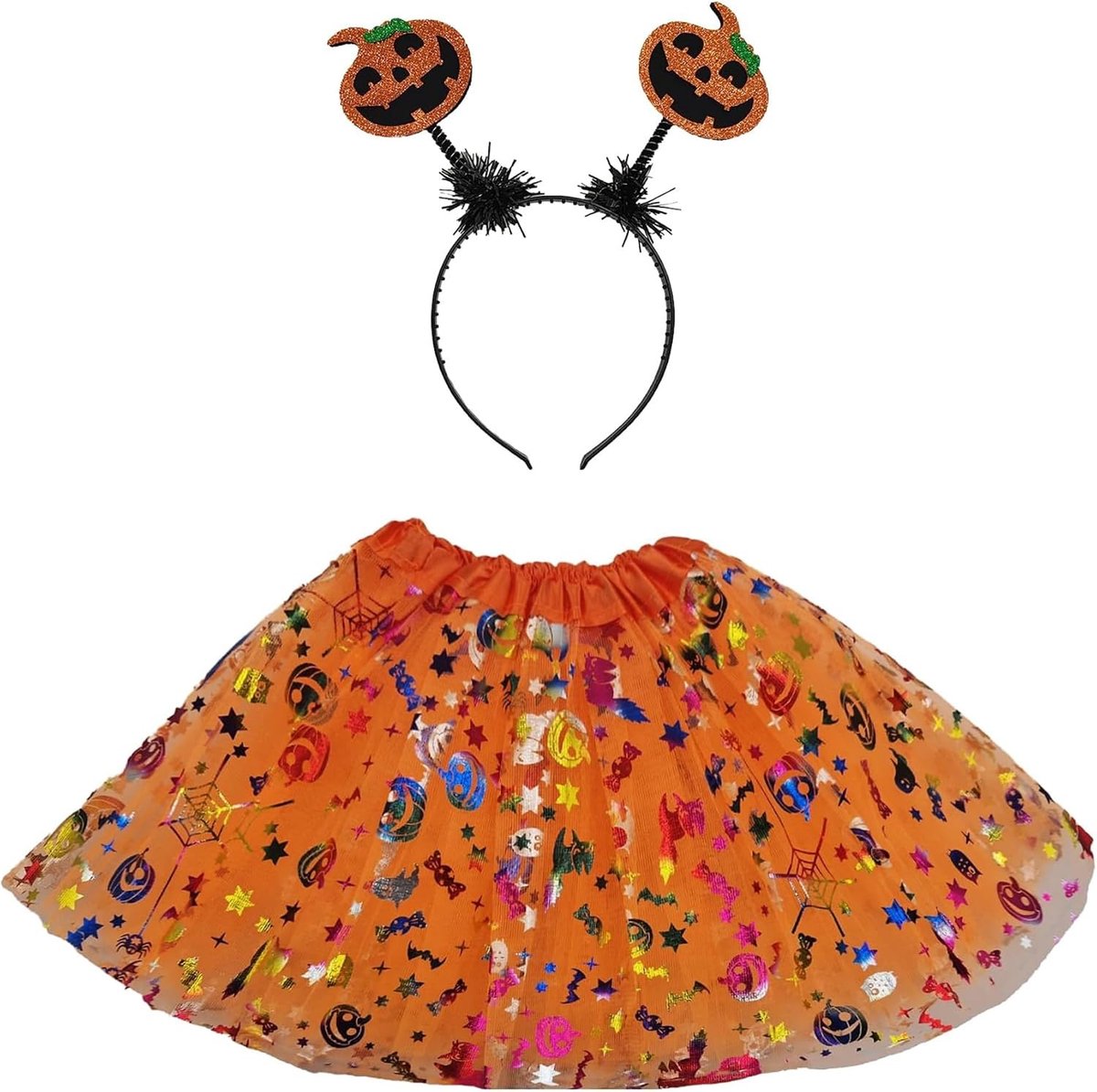 Rok Halloween meisjes dames kostuum Halloween meisjes dames Dsifraz heks meisjes tutu kostuum Catrina meisjes dames met hoofdband Carina sluier