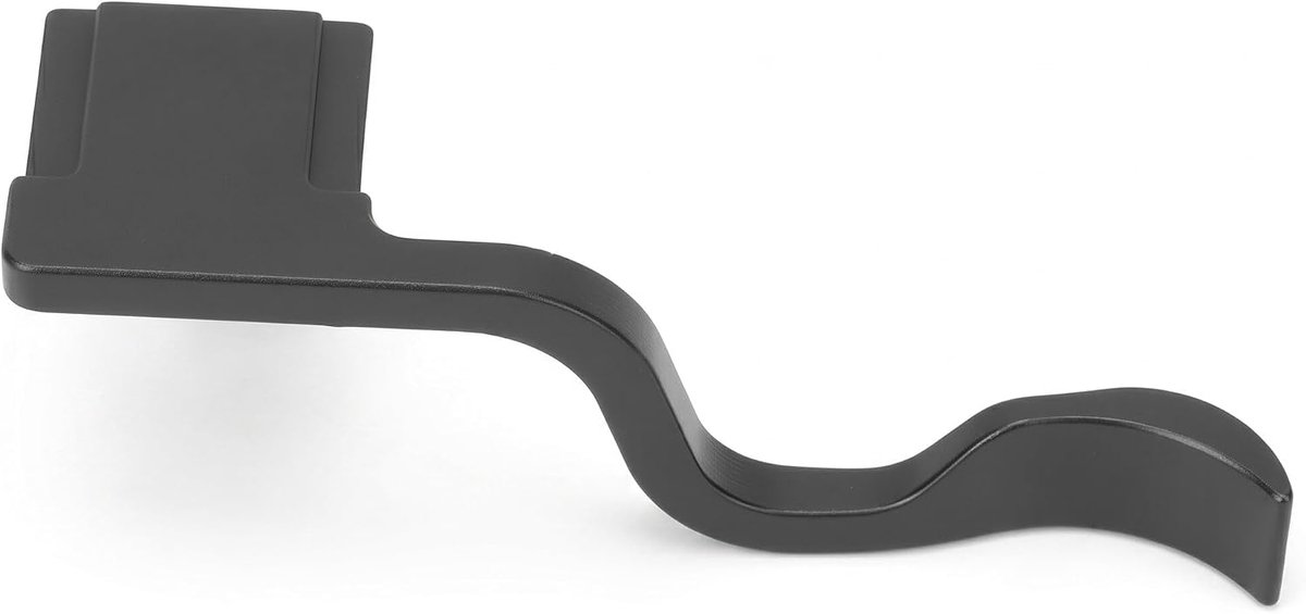 Duimgreep, draagbare aluminium flitsschoen Duimgreep Vingergreephouder voor A7M2 M3 A7R2 R3 A9 Serie spiegelloze camera (zwart)