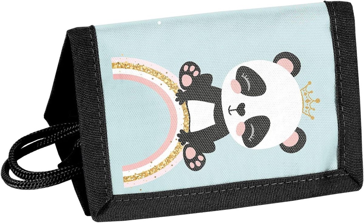 Kinderportemonnee 12x8x1,5 cm - Panda