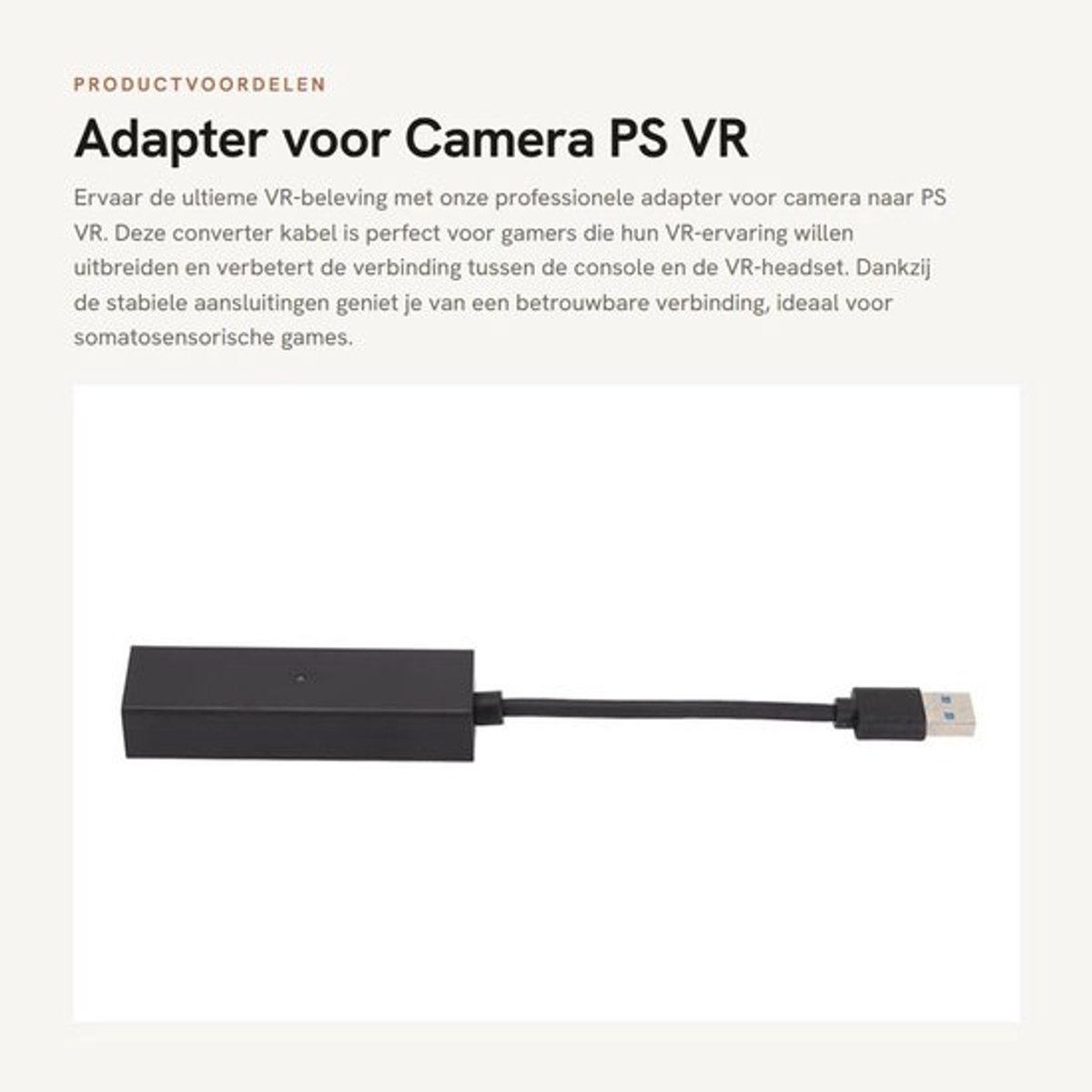 Dailygoods - VR Converter Kabel voor Game Console en Host Camera