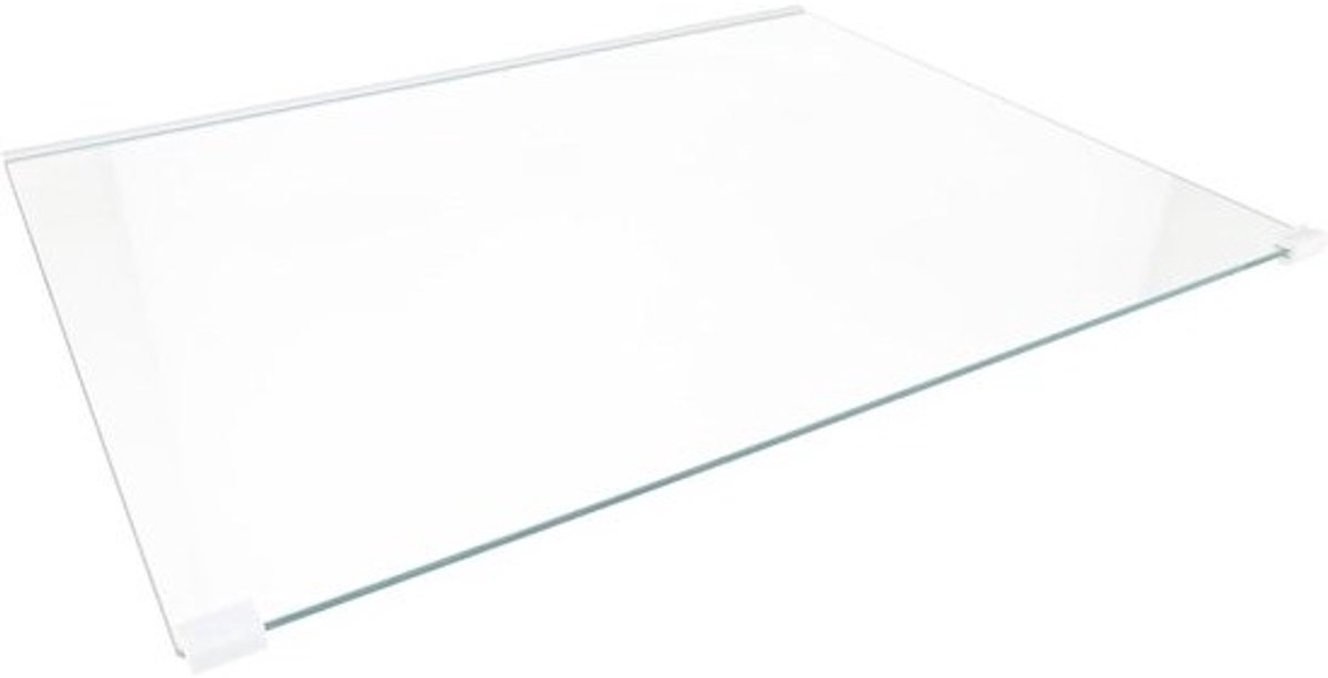 Glazen Plaat - Koelkast Plank - Koelen en Bewaren - Op Maat Gemaakt - 46x36cm - Transparant