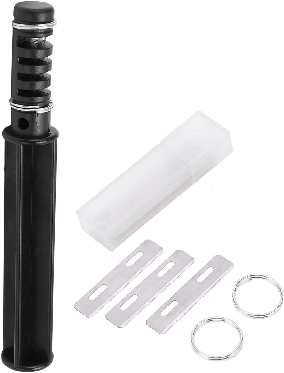 Dailygoods- Koordmes Roterend Snijgereedschap - 3-bladige Messen - Slijtvast - Duurzaam - Voor Beginners/Professionals - Glanzend Snijden