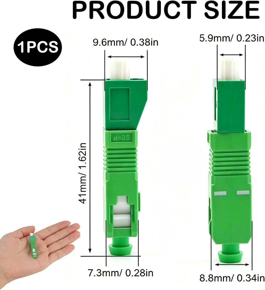 SC/UPC mannelijk naar LC/UPC vrouwelijk, Simplex single-mode, nauwkeurige conversie met laag verlies, brede compatibiliteit voor glasvezelnetwerken 1310/1550 nm, OTDR en testers
