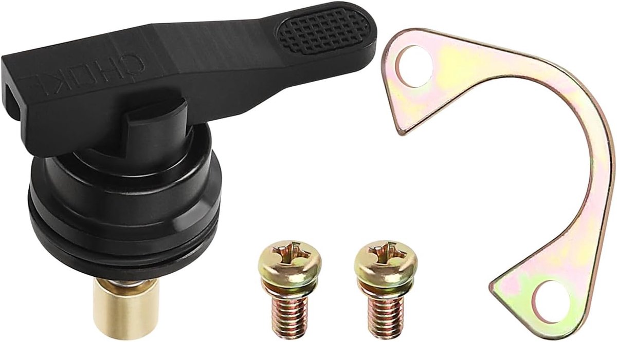 Dailygoods - Carburateur Choke Schakelaar - Vervangingsset - Inclusief schroeven en pakking - Compatibel met motorfiets...
