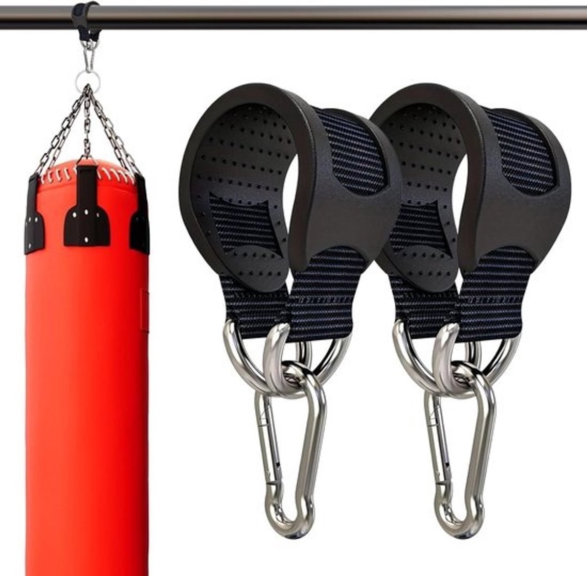Bokszak Hanger Strap | Bokszak Muurbeugel | Bokszak Hanger | Bokszak Haak | Workout Equipment Supplies Heavy Duty voor Park Gym Thuis Training Katrol Hangmat Swing