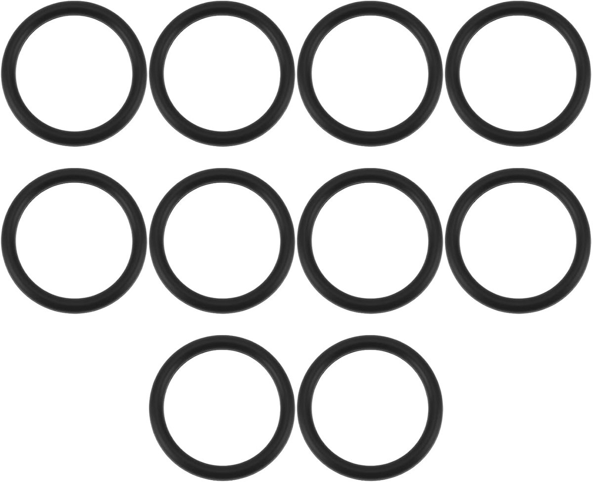 Dailygoods- Afdichting O-ring 20x16x2mm - 10 Stuks - Fluorrubber - Vervanging OEM-nummer 670D2016 M88478 - Compatibel met Kawasaki - Lange levensduur