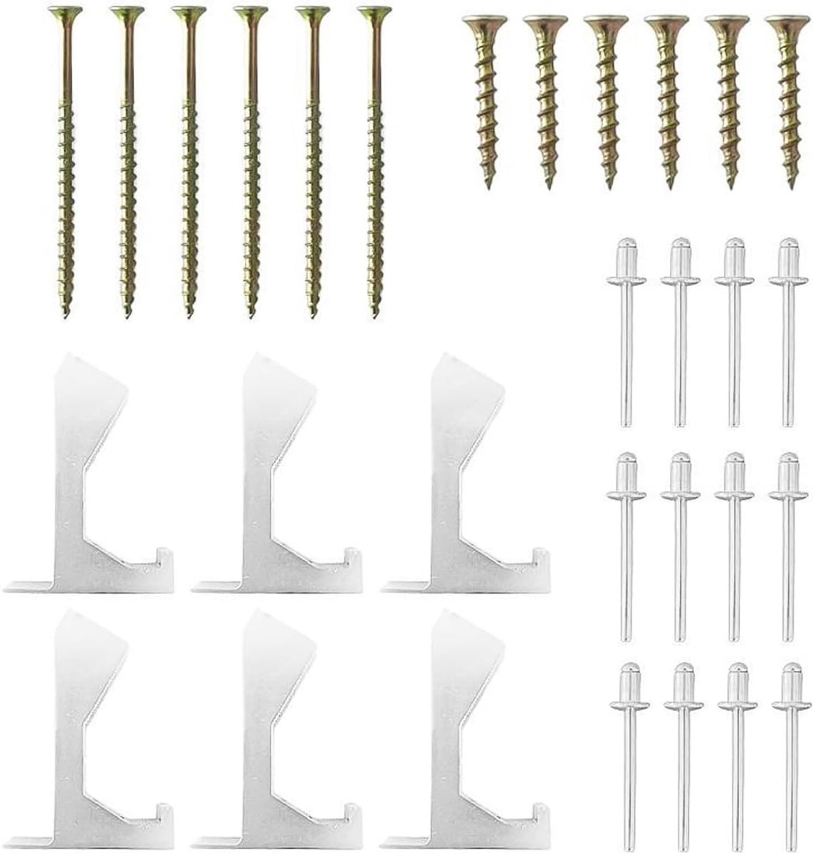 Dailygoods - Reparatieset voor Piepende Vloeren, 30 Stuks