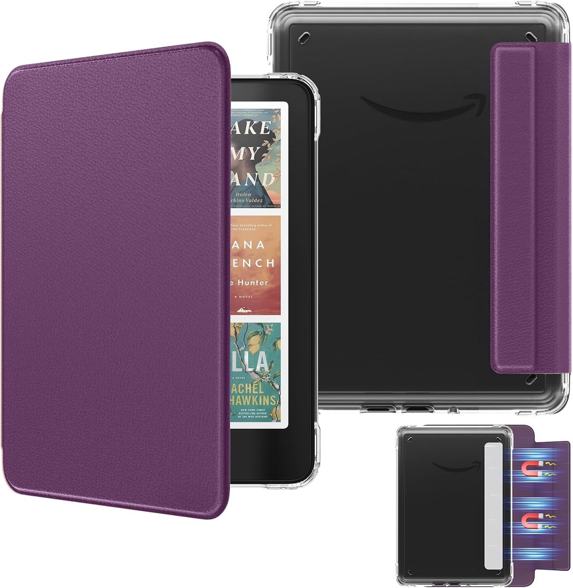 Dailygoods- Magnetische Hoes - Geschikt voor E-reader - Lichtgewicht - Waterdicht - Schokbestendig - Auto Wake/Sleep Functie - Uniek Design