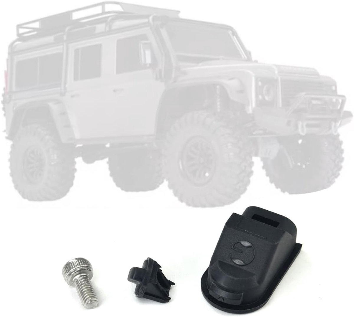 3D Brandstofdop voor Land Rover Guard RC Auto voor TRAXXAS TRX-4 Defender D110 1/10 RC Crawler Auto Olietankdeksel
