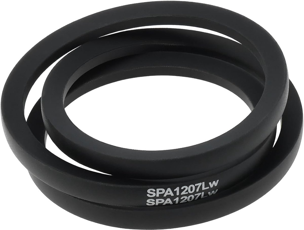 Dailygoods- Aandrijfriem Perfecte Pasvorm - Buitenlengte 1225 mm - Binnenlengte 1162 mm - Rubber - Betrouwbare Prestaties - Soepele Werking - Grasmaai