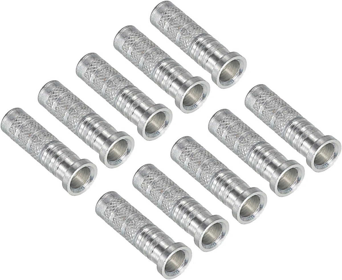 Arrow Inzetstukken 0,244 inch diameter 6,2 mm 7,8 mm, 12 pakketten aluminium as adapter voor boogschieten met boogpunten