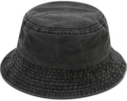 Zomerse Pet - Outdoor Hoed - Bescherming tegen zon - Dubbelzijdig te dragen - One Size - Zwart