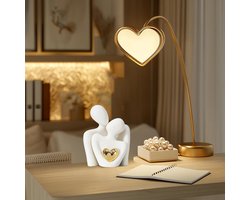 Paar Standbeeld TV-Stand Decor voor Woonkamer en Slaapkamer, Abstract Sculptuur Knick-Knacks Home Decor Koppels Liefde, Show Stukken - Voor Valentijnsdag