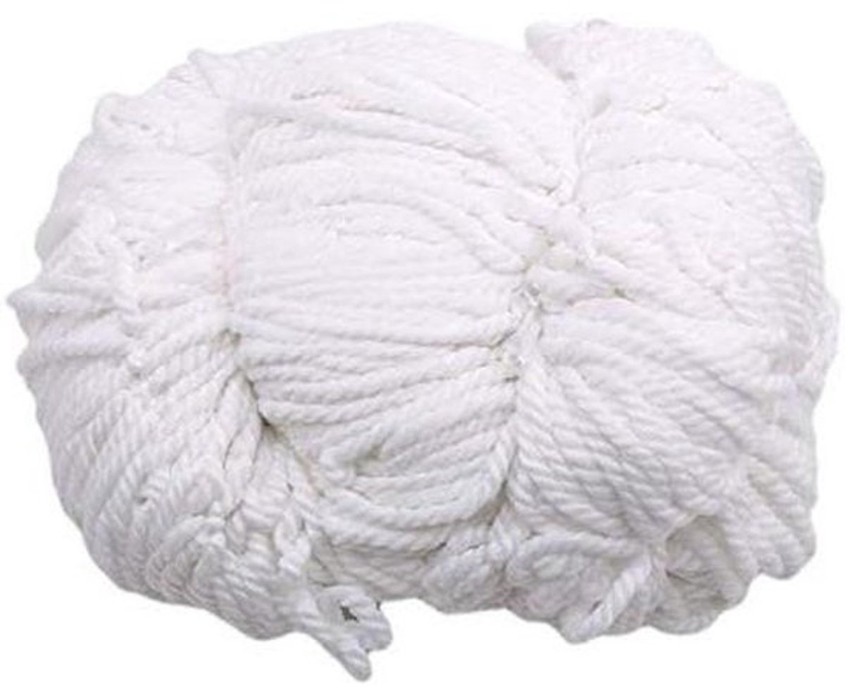 Voetbal Net - Trainingsnet Sportnet - Voetbaltraining Oefenen - Knooploos Gevlochten - 18 m x 12 m - Wit