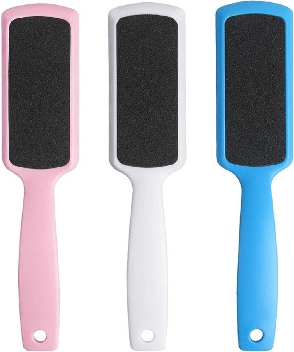 Voetvijl Set - Huid Rasper - Voeten Verzorgen - Dubbelzijdig Ontwerp - 3 Stuks - Multicolor