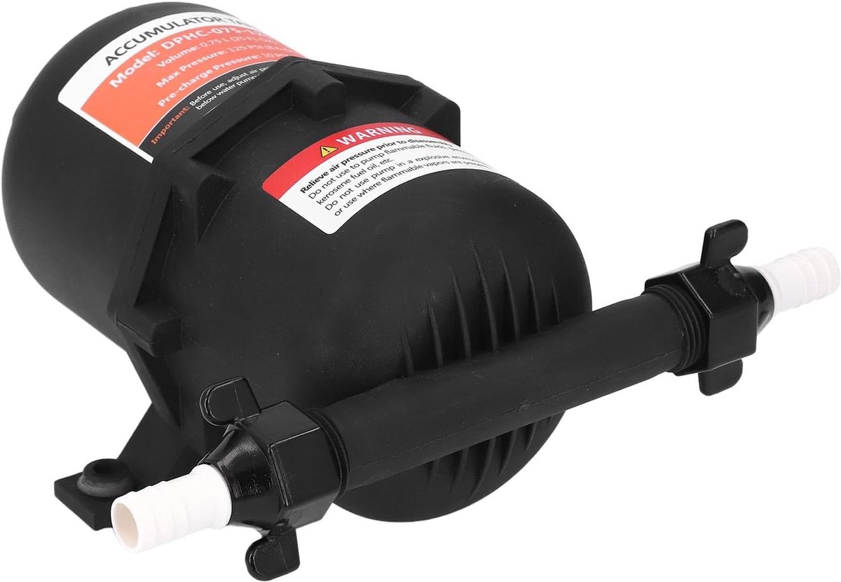 Waterdrukpomp Systeembuffer voor RV-boten 0,75L 125PSI