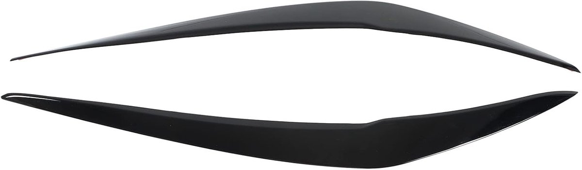 2 Stuks Koplamp Wenkbrauw Glanzend Zwart Trim, Links Rechts Ooglid Trim voor 1 Serie F20 F21 Facelift;