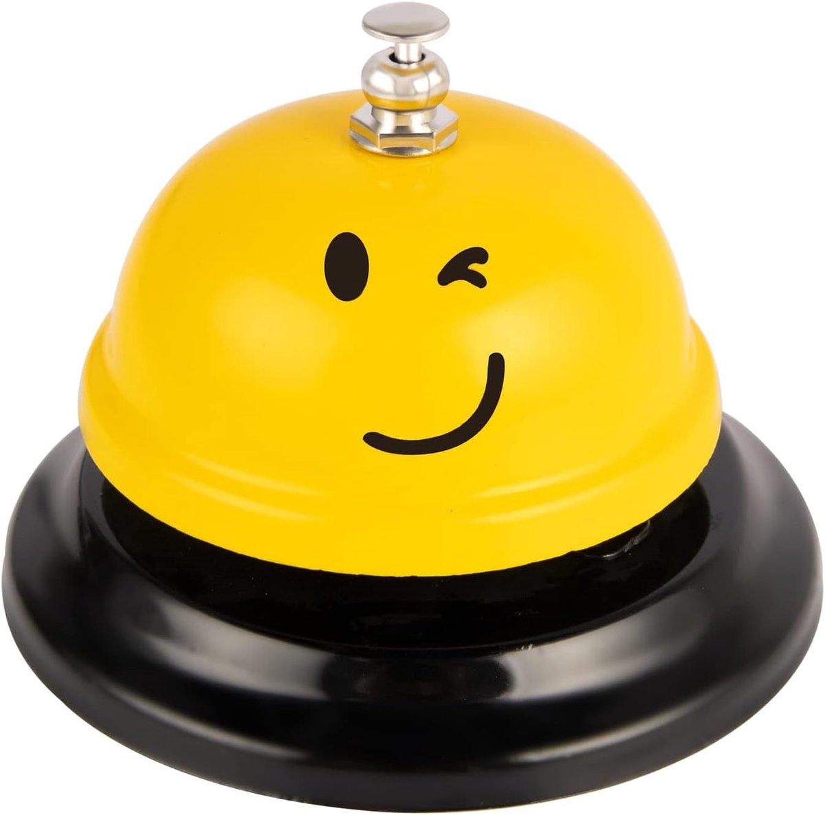 Geel met smiley voor restaurant, hotel en keuken