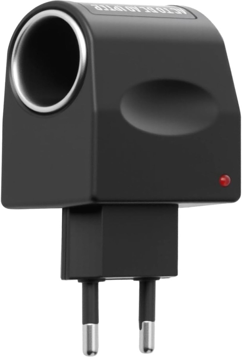 Sigarettenaansteker stopcontact 220V naar 12V, adapter sigarettenaansteker stopcontact AC naar DC spanningswandler met EU-stekker, met USB-adapter, met EU-stekker, spanning wandler converter