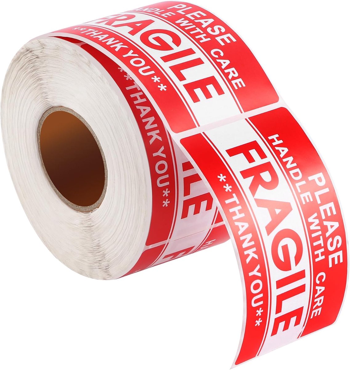 500 etiketten Fragil Stickers Handle With Care waarschuwing items tape