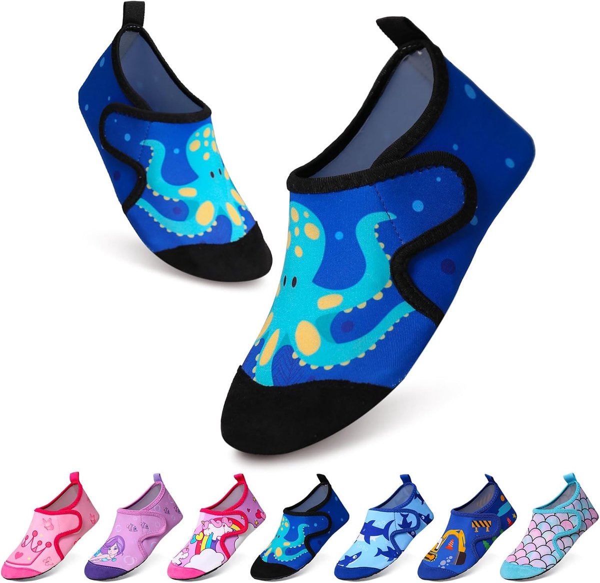 Waterschoenen voor kinderen, meisjes en jongens, strandschoenen voor kinderen, dikke zool, antislip, waterschoenen, zacht, duurzaam, strand, zwembad, tuin