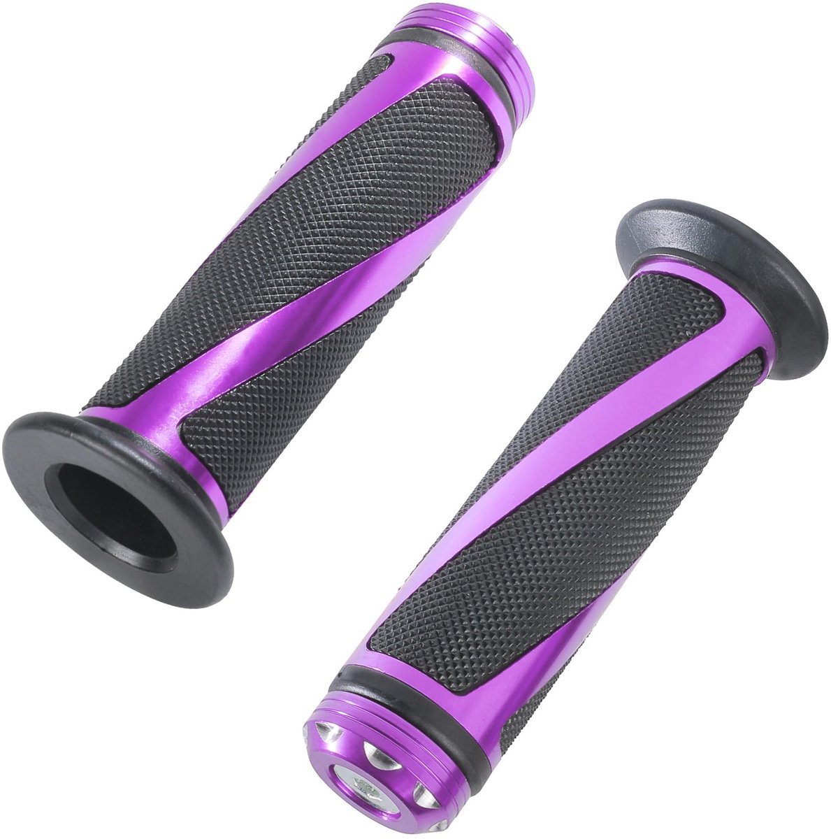 Motorhandgrepen 7/8 inch - CNC-aluminium - antislip rubberen handgreep - ideaal voor motoren en scooters - ShopVlot