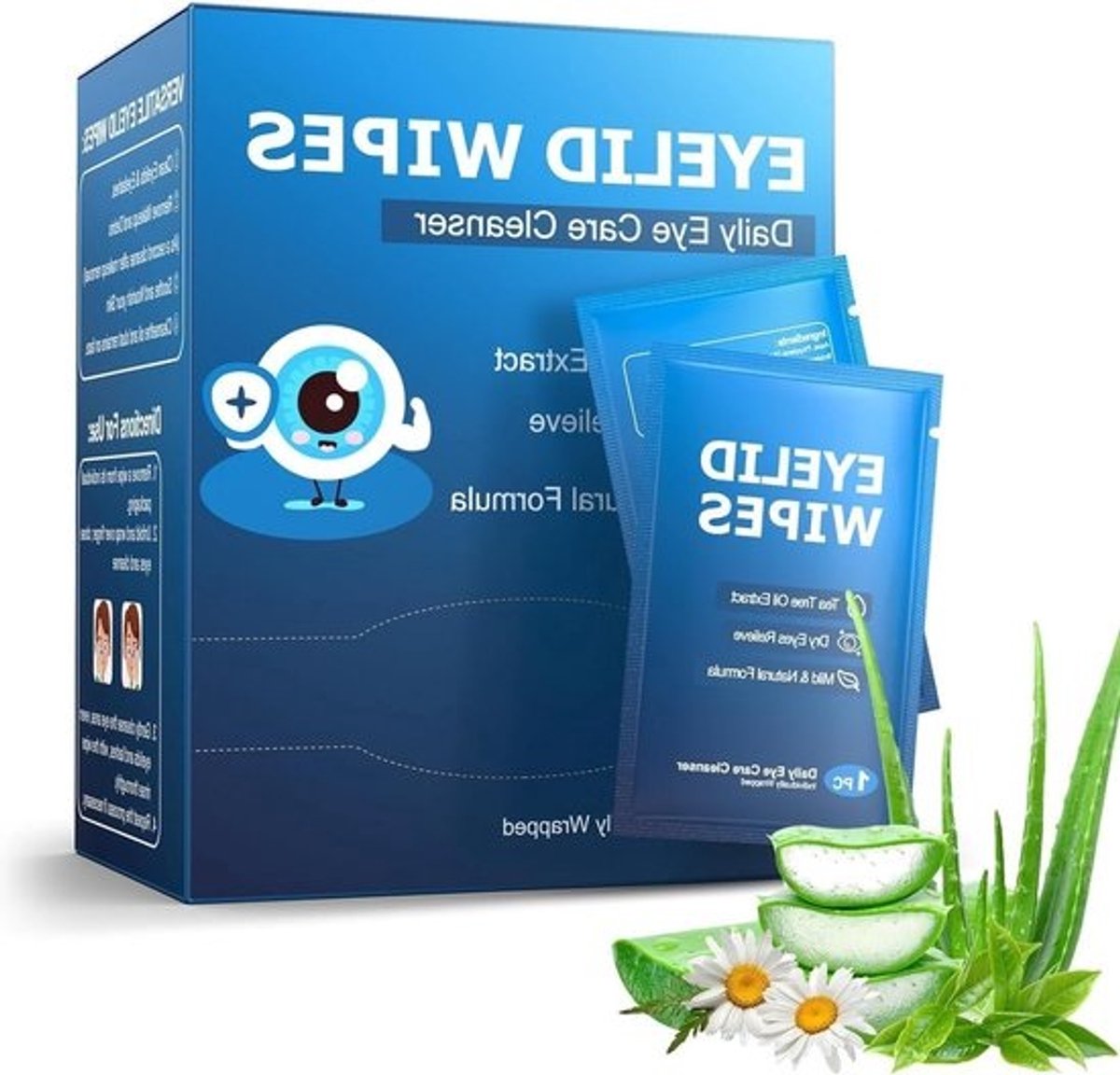 Oogmasker - Verwarmend masker - Ontspanning - Eucalyptus vezel - 10 stuks - Wit