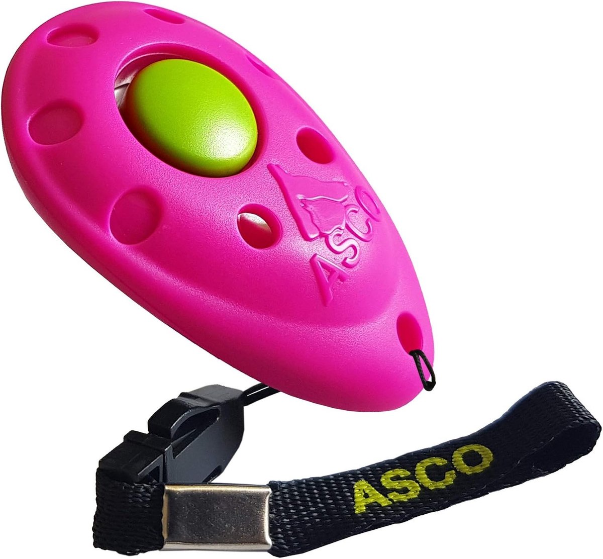 Praatknop hond - Wit - Compacte Clicker Training - Duurzaam ABS Kunststof - Voor Honden en Katten