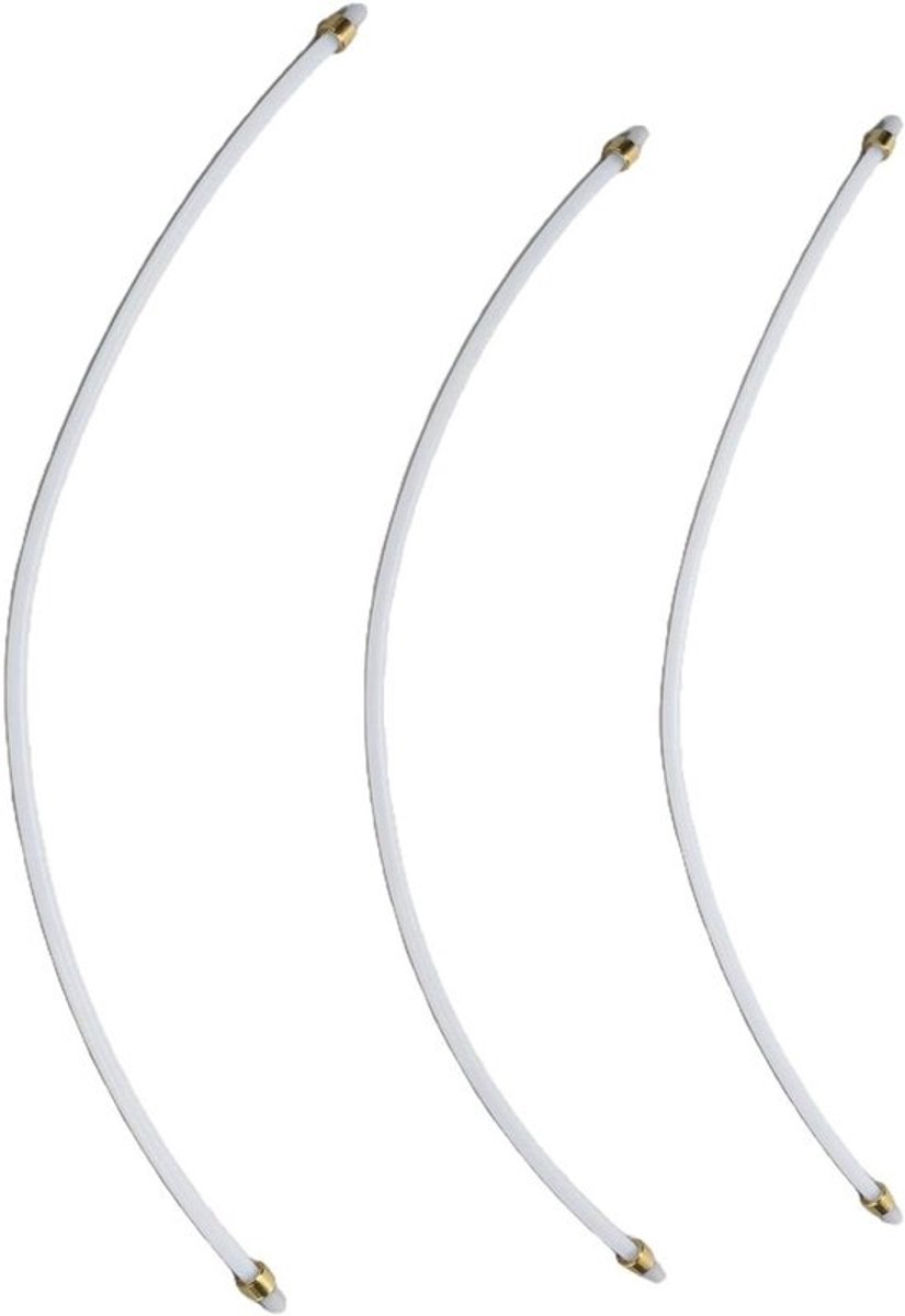 Melkslang Koffiezetapparaat - Opschuimslang Vervanging - Intern Onderhoud - Voedselveilig PTFE - 300 mm - Zilver