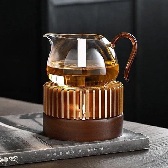 Theepot Warmer - Kandelaar Houder - Warme Dranken Houden - Aluminium Constructie - 15 x 6.8 cm - Zilverkleurig — afbeelding 3