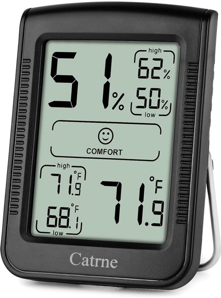 Digitale Binnen Thermometer en Hygrometer met Min/Max Geheugen