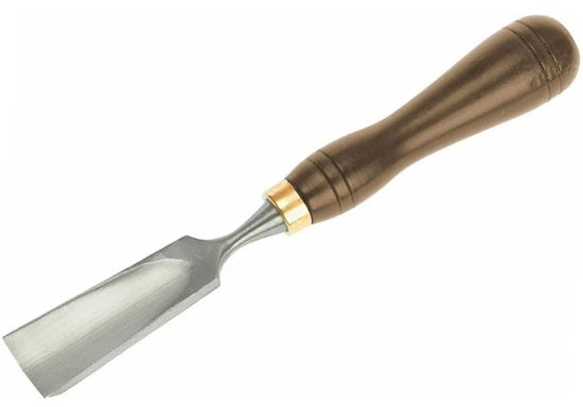 Rechte Houtsnijbeitel 25.4 mm - Holle Vorm voor Gedetailleerd Houtsnijwerk
