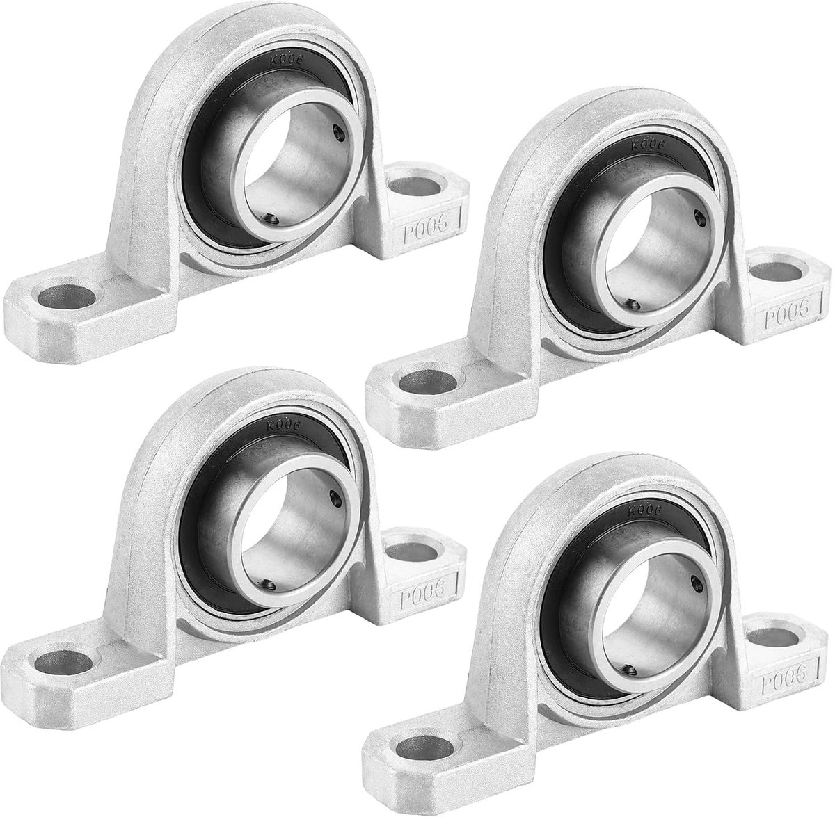 Verticale Lager met een Diameter van 30mm - Set van 4 - Geschikt voor As, Flens en Aluminium Toepassingen - Duurzame Kogellagers en Precisielagers
