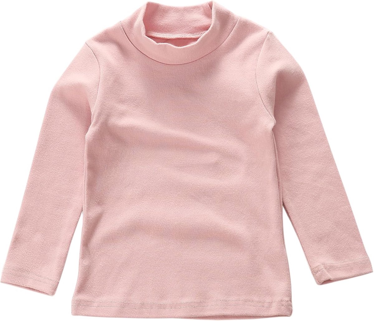 T-shirt Warm Zacht Basic Top Peuter Onderlaagstuk Kinderen Classics Katoenen Shirt met lange mouwen