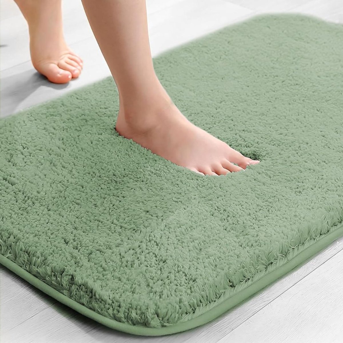 Zolvano® Badmat Anti Slip - Douchemat - Bathroom Mats - Water Absorberend-Lichtgroen
