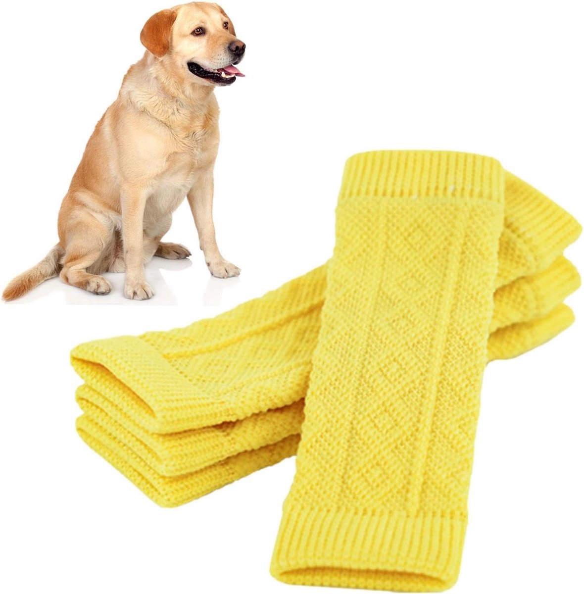 Elleboogbescherming voor honden, armmanchet voor honden, beschermende
