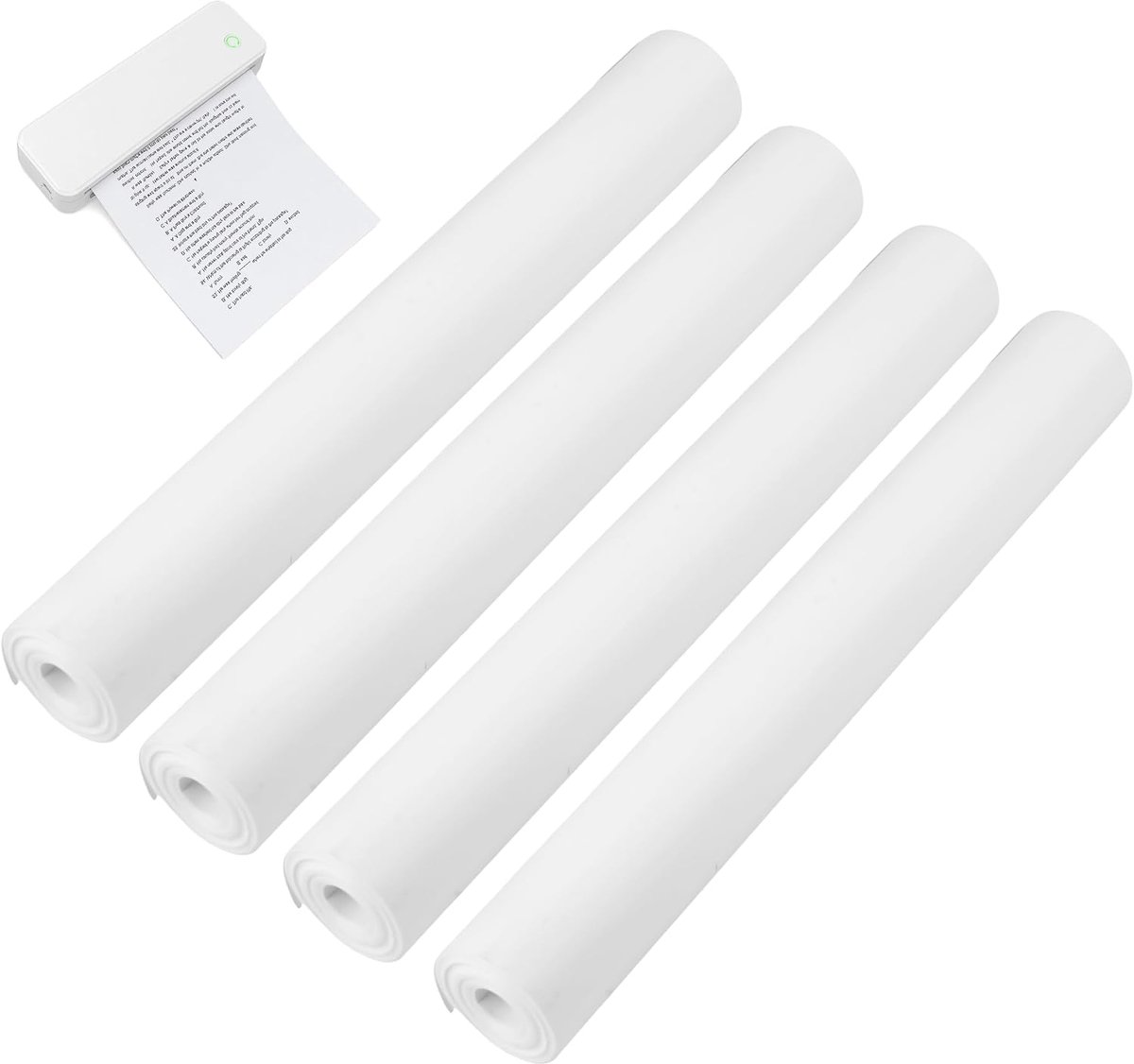 4 rollen thermopapier A4 210 × 30 mm × 8,7 m thermoprinterpapier A4