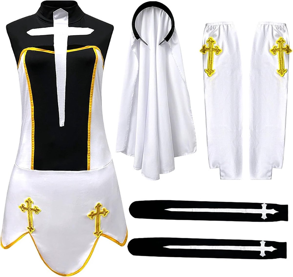 Halloween cosplay kostuum voor podiumoptredens, outfit voor evenementen en kostuumfeesten