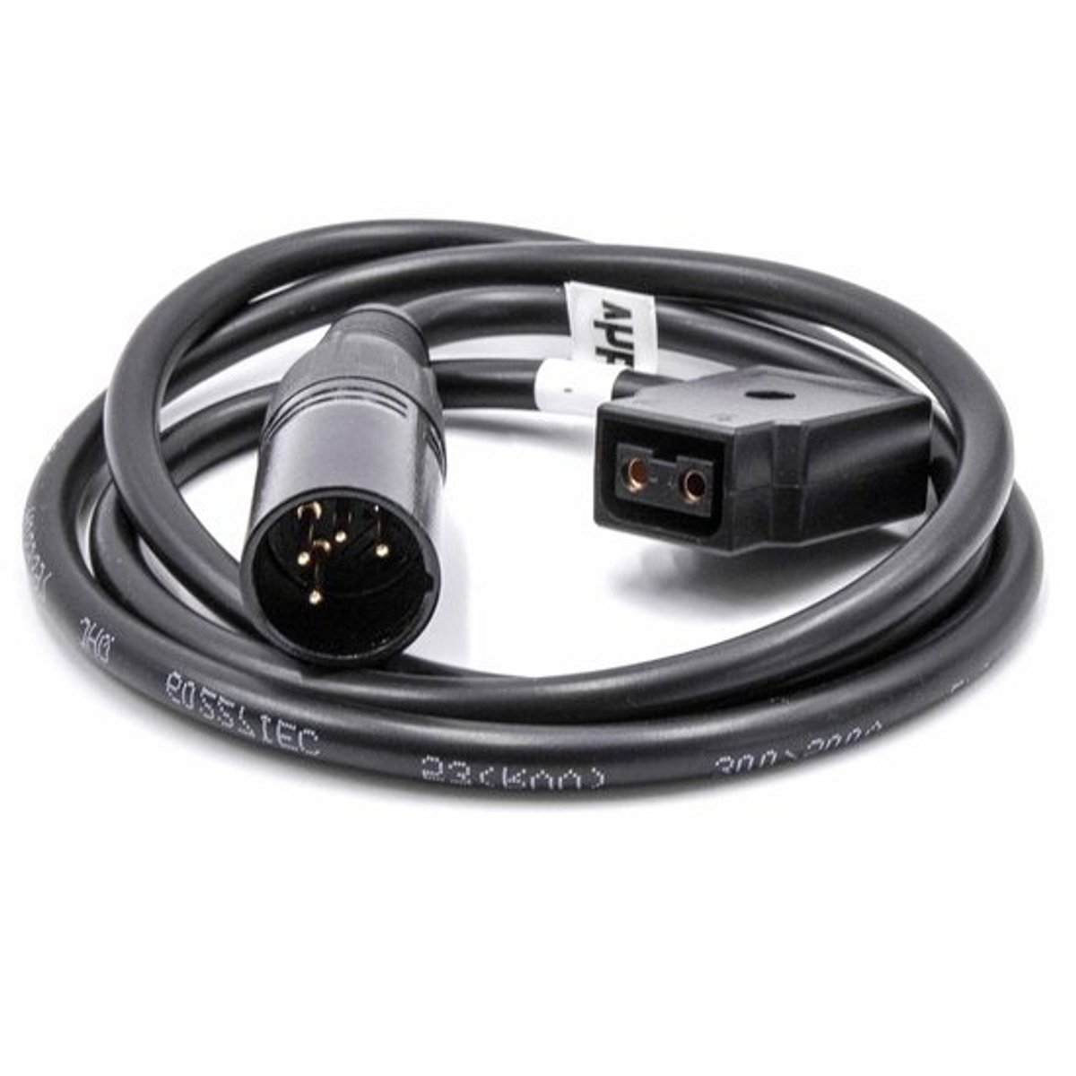 Adapterkabel D-Tap XLR - Stroomkabel Camera - Flexibele Stroomvoorziening - Veilige Grip Betrouwbare Overdracht - 1 m - Zwart