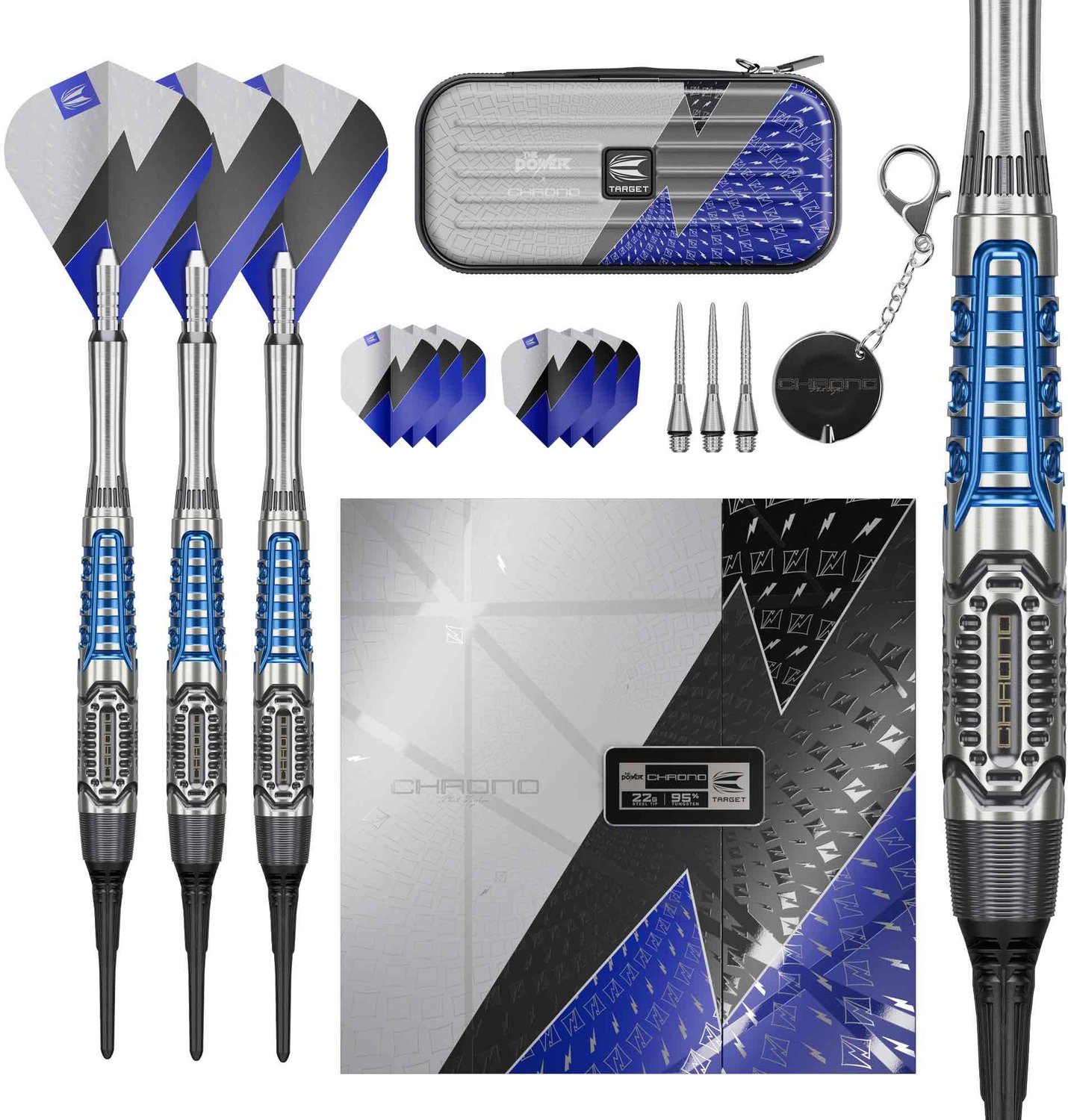 Target Phil Taylor Power Chrono 95% - Soft Tip Darts