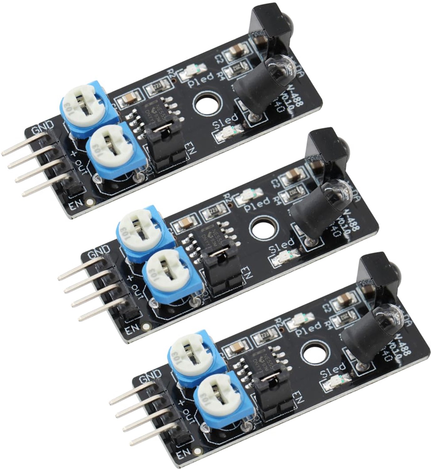 KY-032 Infrarood Obstakelvermijdings Sensormodule 4-pins Infraroodsensor Detectieafstand 2-40cm voor Arduino Smart Car - ShopVlot