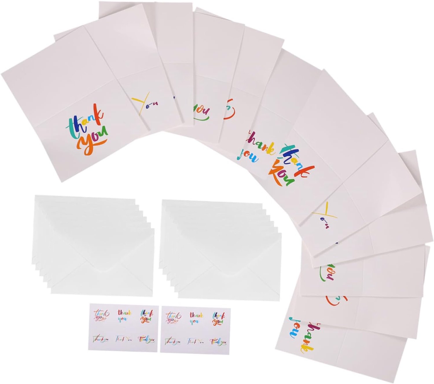 Nieuwe Bedankkaartjes Set Van 12 Unieke Bedankkaartjes Kaarten En Enveloppen