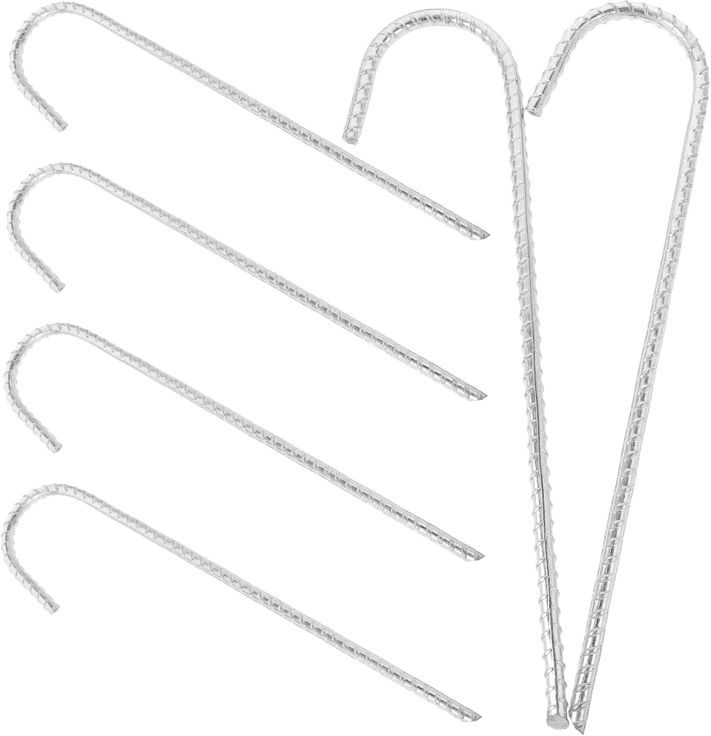 Happyyami Kampeertentenaccessoires 6-pack Zandharingen Sneeuwharingen Accessoires Stevig En Stevig Voor Helmgras En Modder