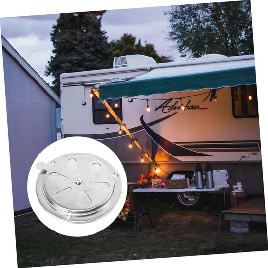 3 Stuks Verstelbare Rvs Ventilatiekleppen voor Bbq Rookoven Efficiënte Temperatuurregeling Duurzame Constructie voor Rv Jachten voor Ventilatiebehoeften — afbeelding 3
