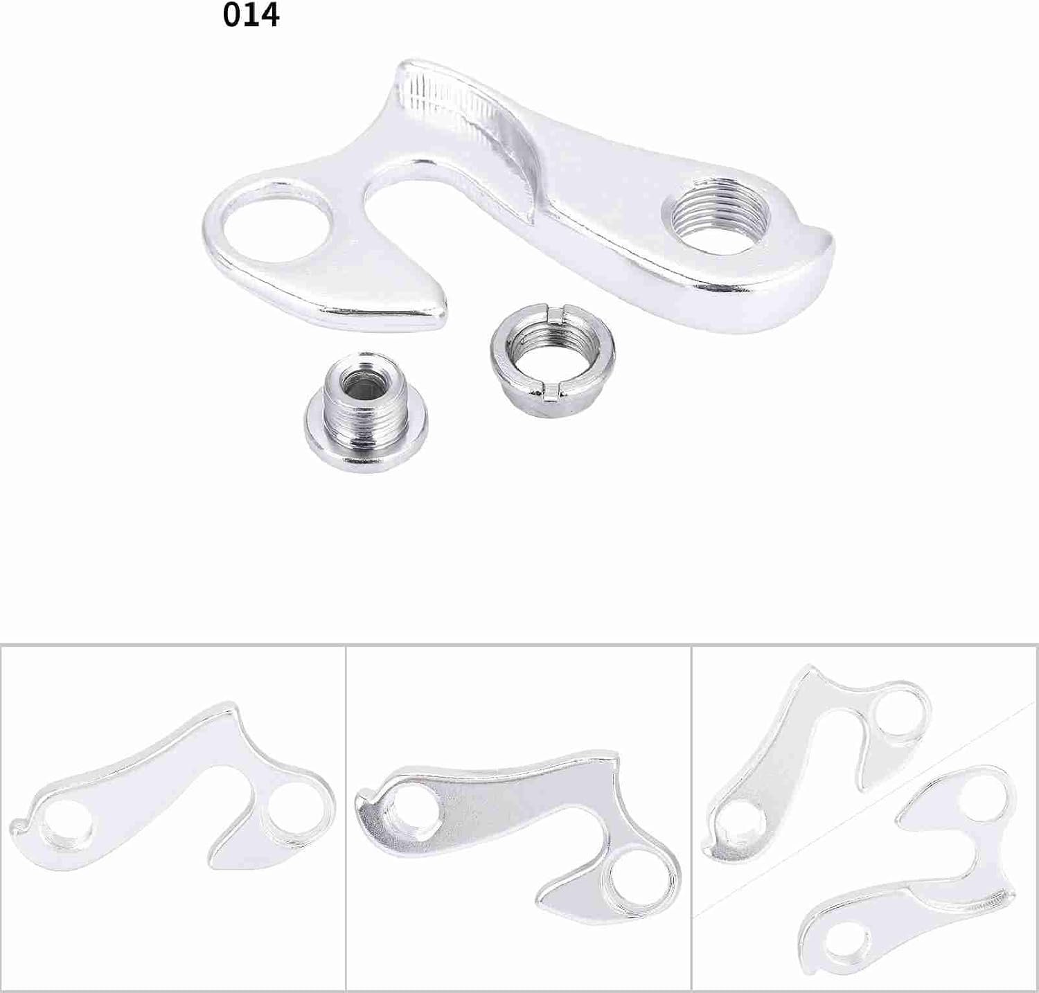 Goshyda 1pc Fiets Aluminium Achterversnelling Mech Derailleurhanger Hook Dropout Frame #289, Gemaakt van Aluminiumlegering, Duurzaam en Langer gebruik., Wordt Geleverd met een Set Schroeven,